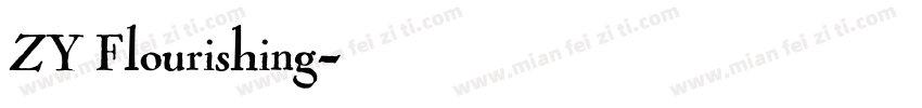 ZY Flourishing字体转换